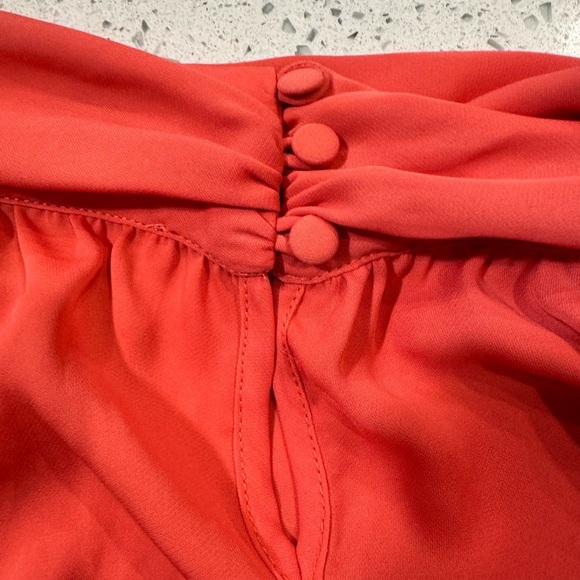 Laundry by Shelli Segal Vibrant Coral Top - Picture 3 of 4